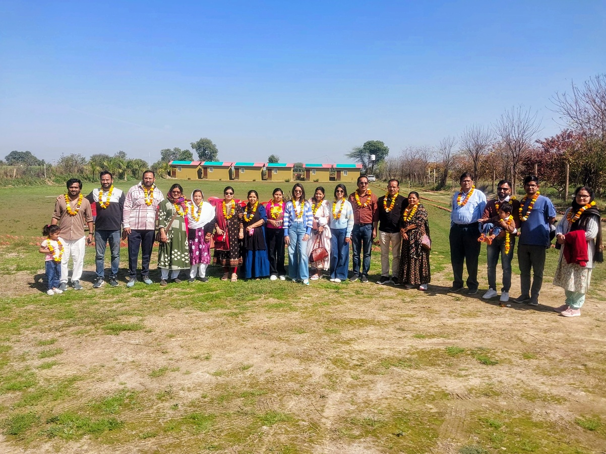 Resort grounds at Ranthambhore Tiger Village