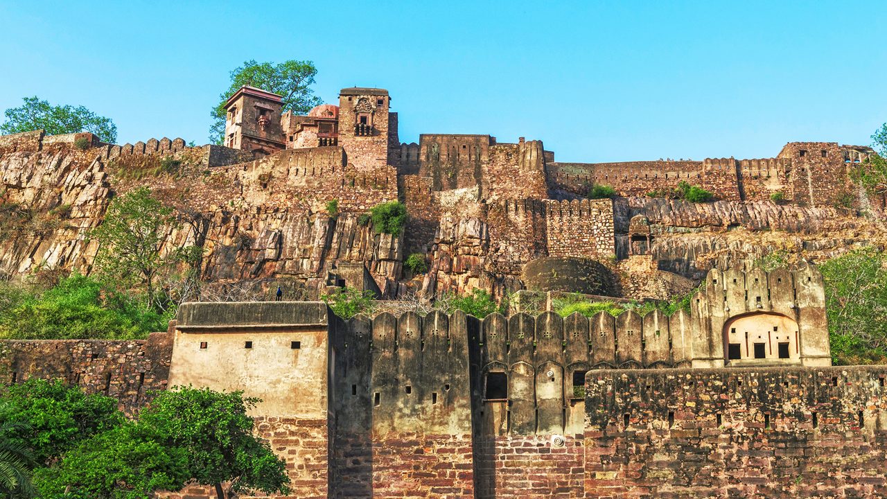 Historic Ranthambore Fort near Sawai Madhopur